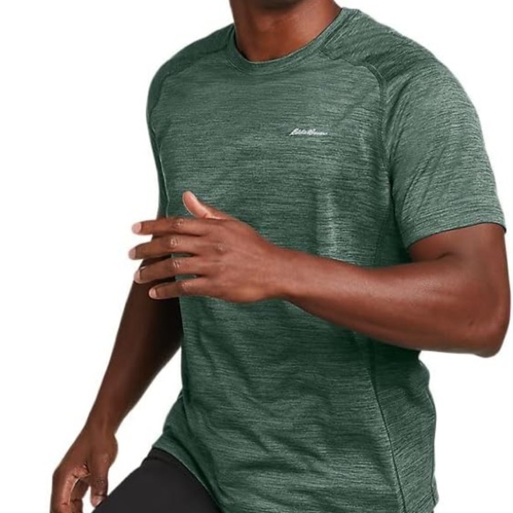 Eddie Bauer Men's Forest Green Active Tee